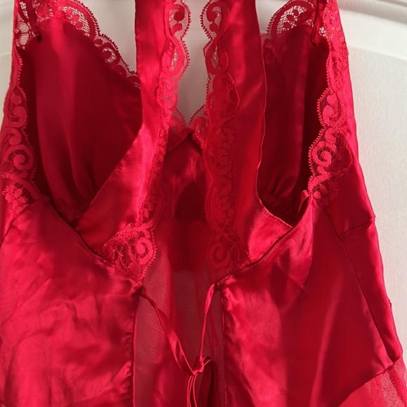 Victoria Secret Red Babydoll Negligee Size Small - Picture 7 of 8